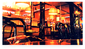 Intérieur stylisé du restaurant