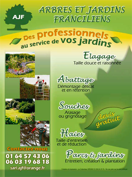 arbres et jardins francilien