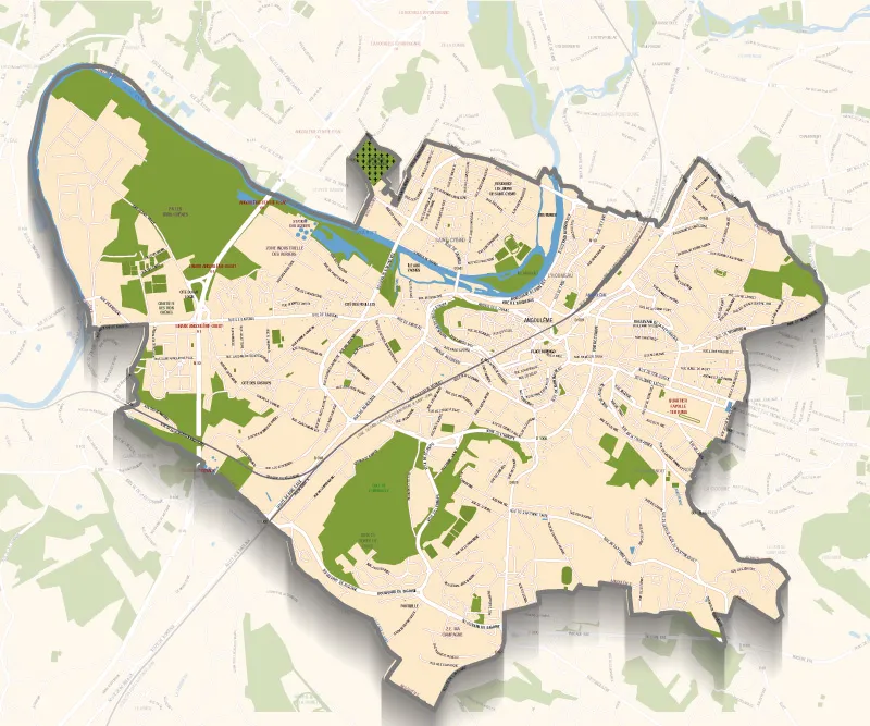 map d’Angoulême 