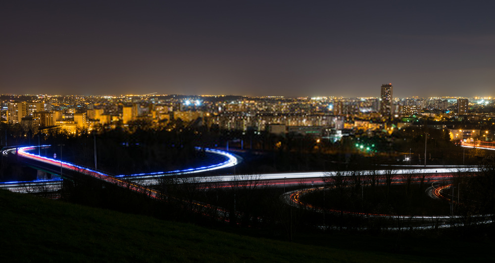 Paysage Argenteuil  de nuit 